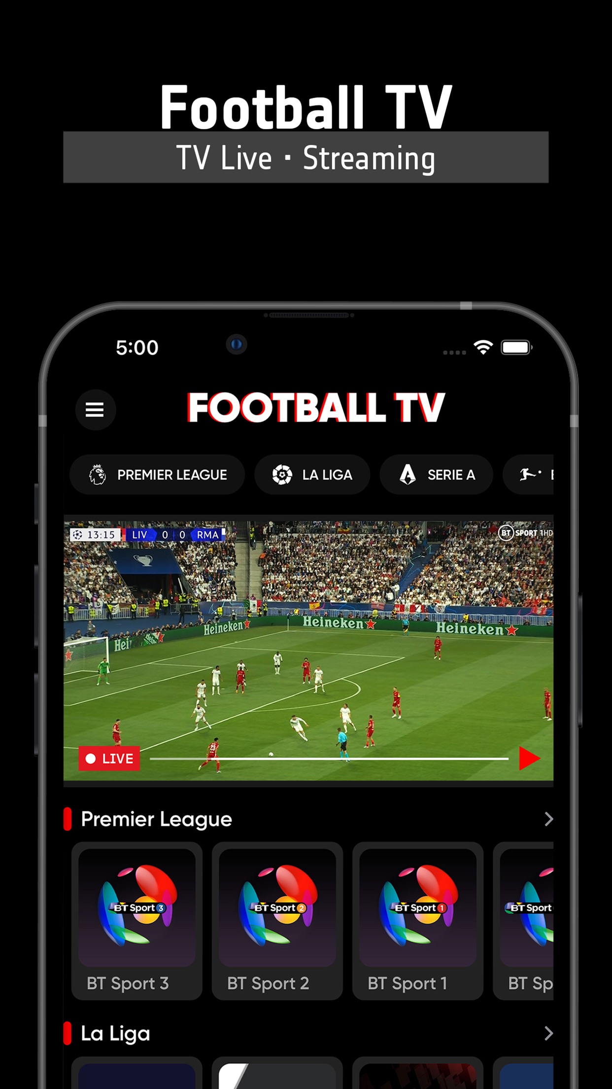 Football TV Live - Streaming screenshot 1