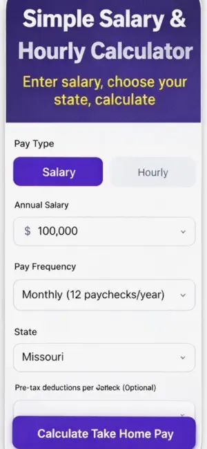 Take Home Pay Calculator screenshot 2