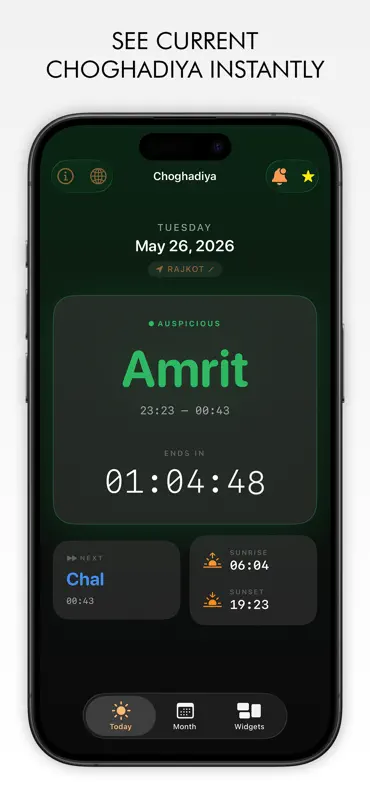 Choghadiya Widgets screenshot 1 of 10