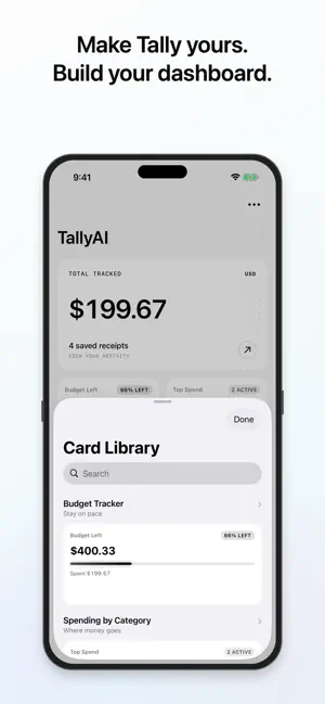 TallyAI - Private Budgeting screenshot 2
