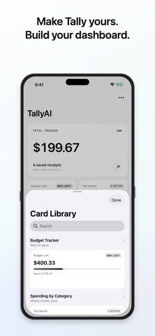 TallyAI - Private Budgeting Screenshot 2 of 9