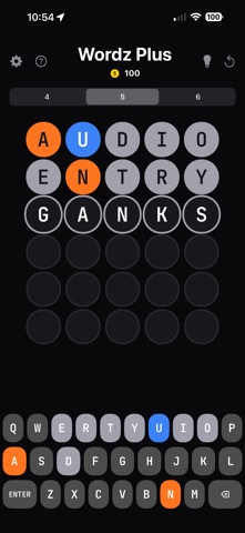 Wordz Plus: Unlimited Puzzles screenshot