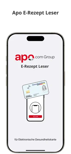 Screenshot von E-Rezept Leser auf dem iPhone 1