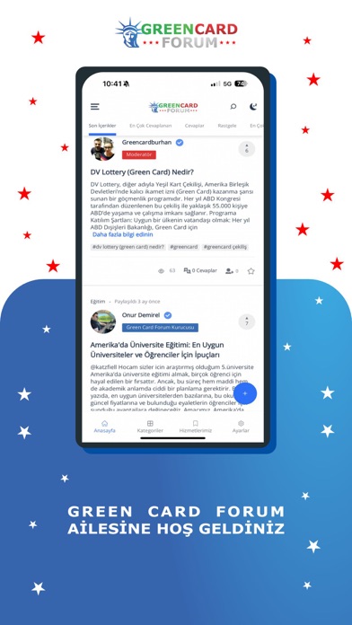 Green Card Forum iPhone screenshot 1 - Social Networking app