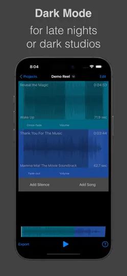 Captura de pantalla de Music Stitcher en iPhone 4