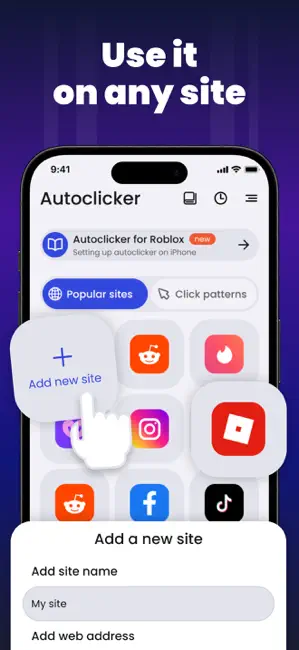 Auto clicker: tap and click iPhone screenshot 2