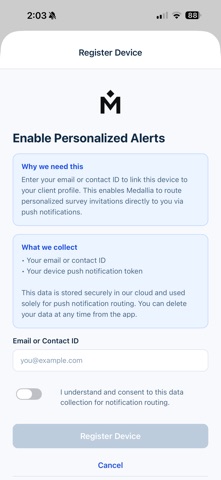 App screenshot