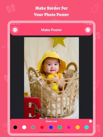 Baby Photo Editor: Baby Poster iPad screenshot