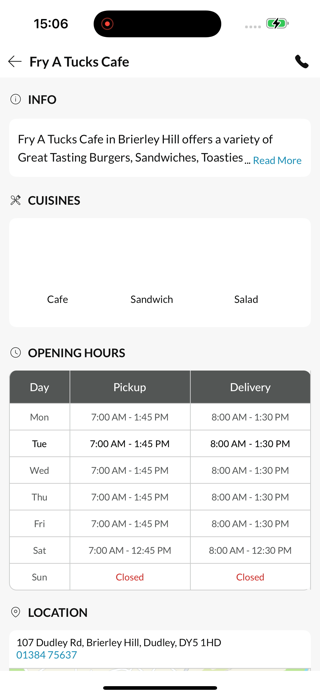 Fry A Tucks Cafe Screenshot 5 of 5