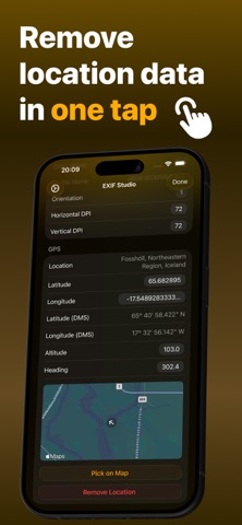 EXIF Metadata Studio: Editor iPhone screenshot