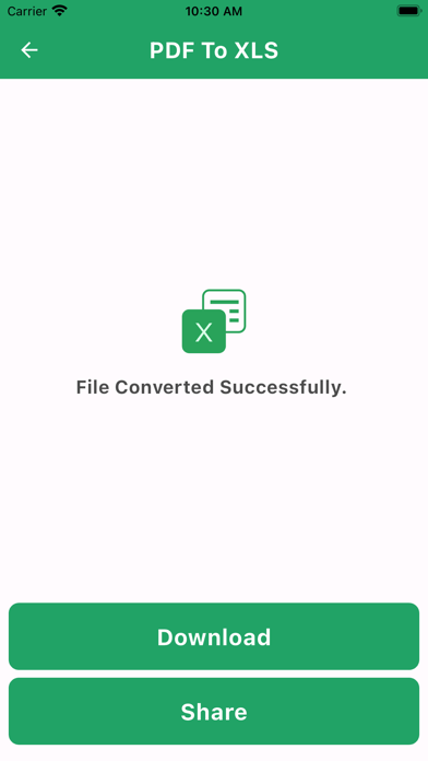 Screenshot #3 pour PDF to Excel Converter.