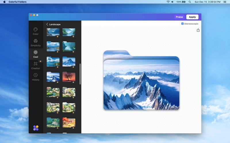 Screenshot #2 pour Colorful Folders-Desktop icon