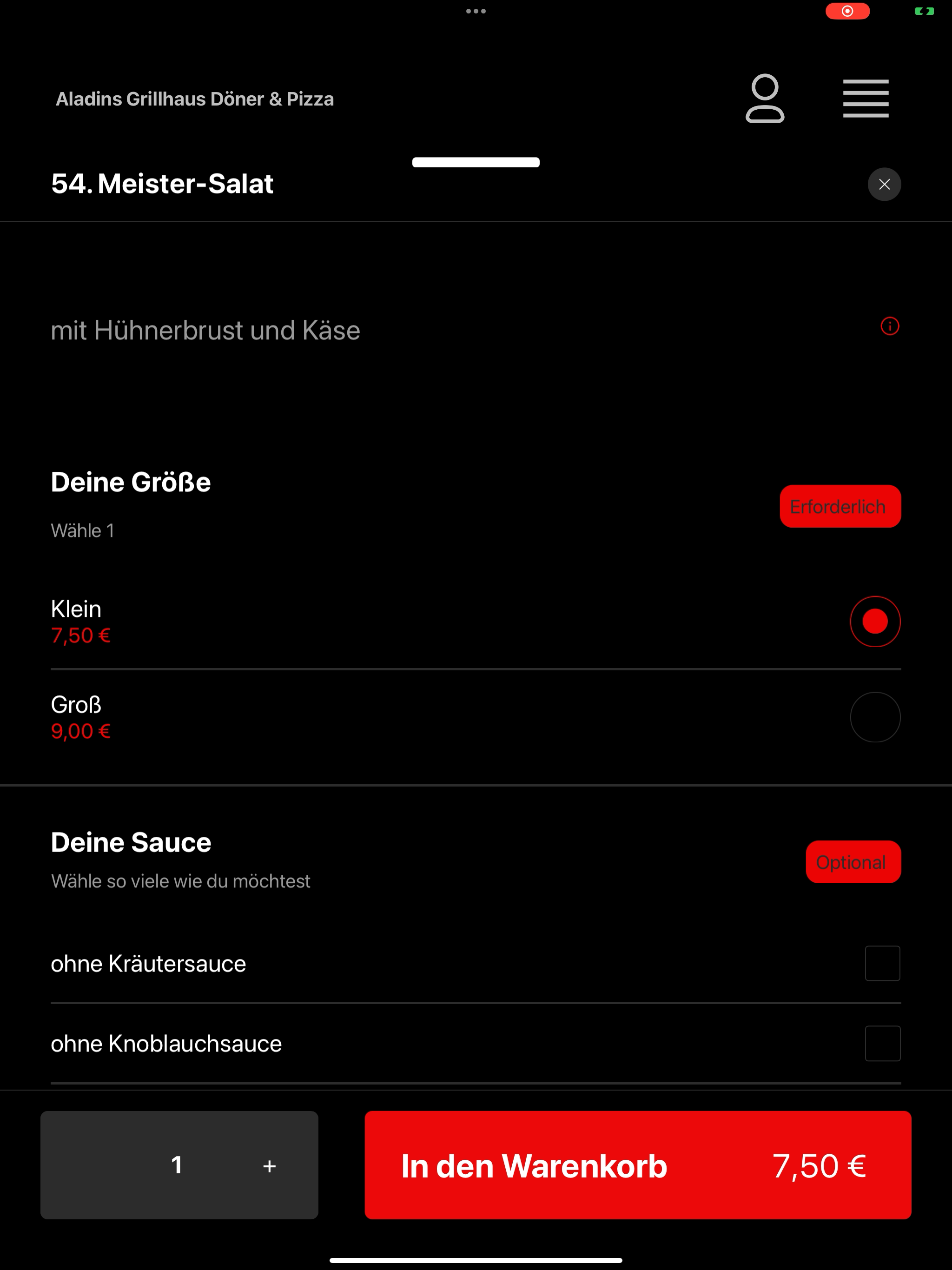 Aladins Grillhaus Döner & Pizz screenshot 16