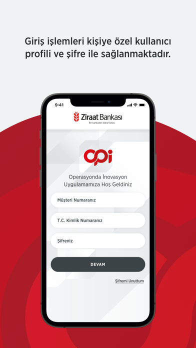 Ziraat Bankası OPİ Screenshot
