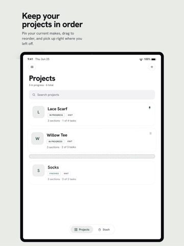 KnitCounter: Row Counter iPad screenshot