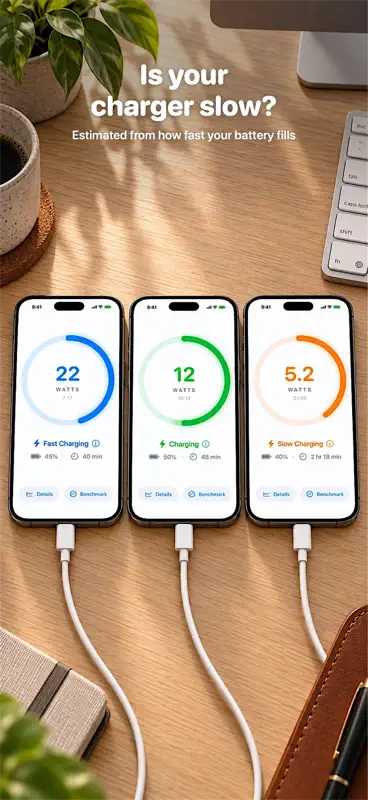 Watt Charging Speed：ワット計 screenshot 1 of 3