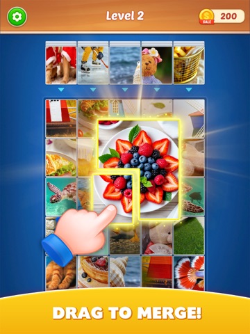 Jigsaw Cards: Drop & Match iPad screenshot