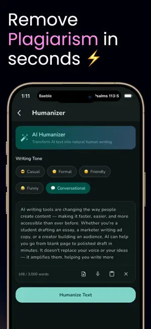 Real Write Natural AI Humanize screenshot 3