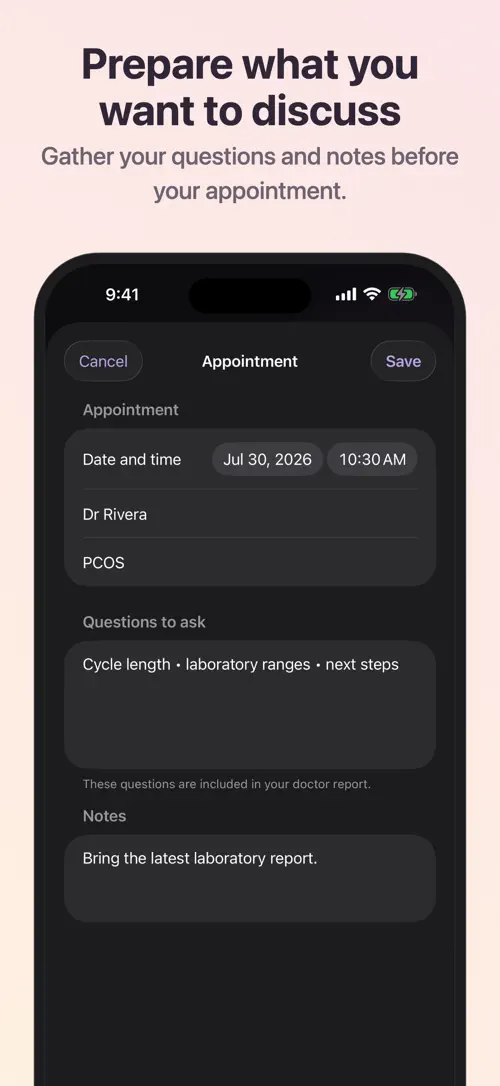 Cystra on iPhone: screenshot 6 of 7