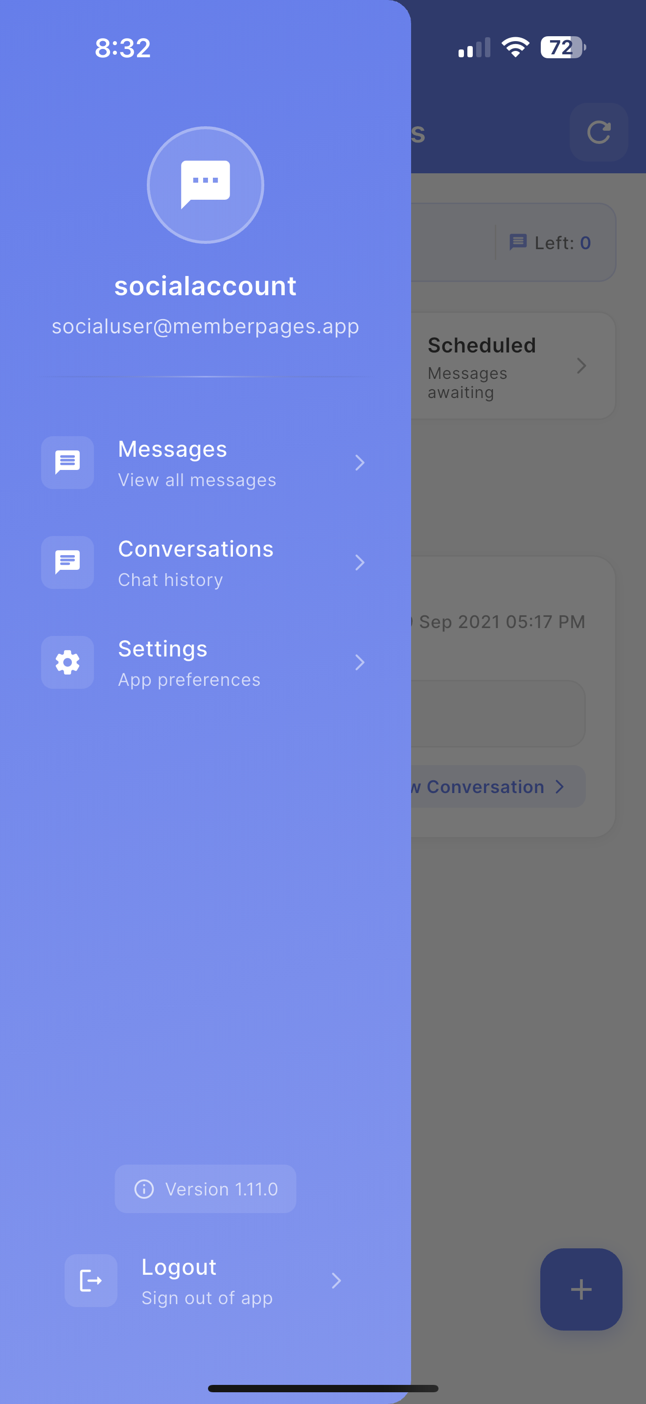 Member Pages (SMS)