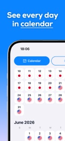 Country Days Tracker & Counter screenshot