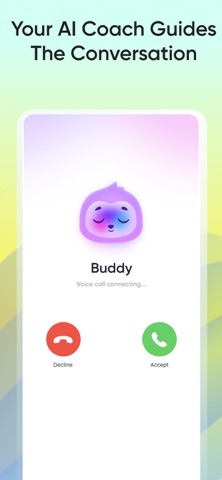 Buddy: AI Wellbeing iPhone screenshot