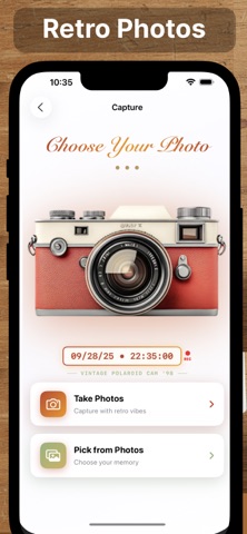 Vintage Camera: AI Photo Retro iPhone screenshot
