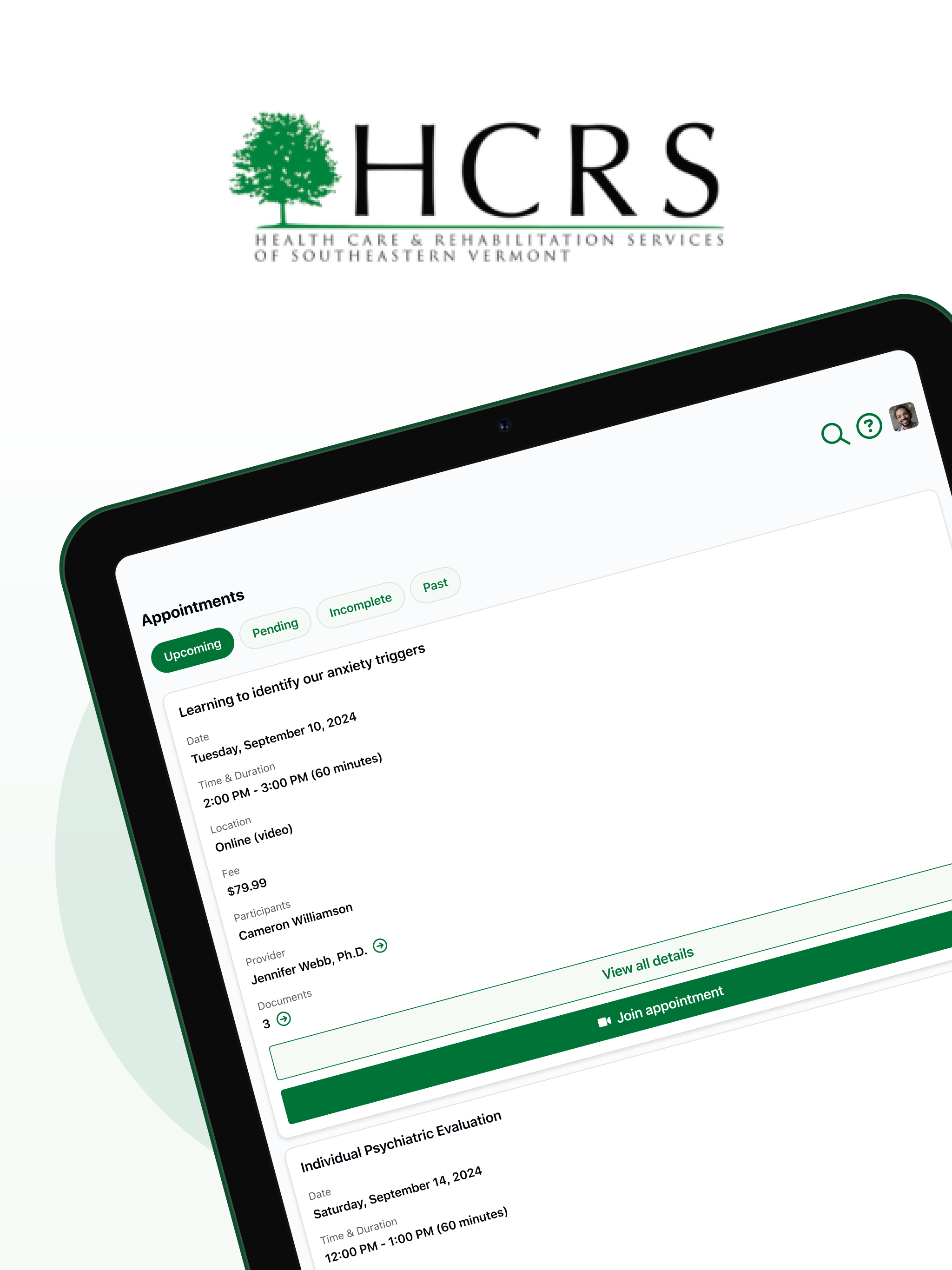 HCRS Client Portal screenshot 6