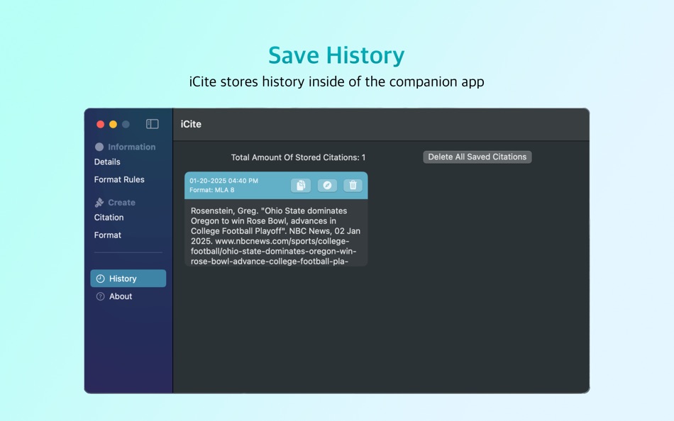 #6. iCite (macOS) 由: Jonathan Akstulewicz