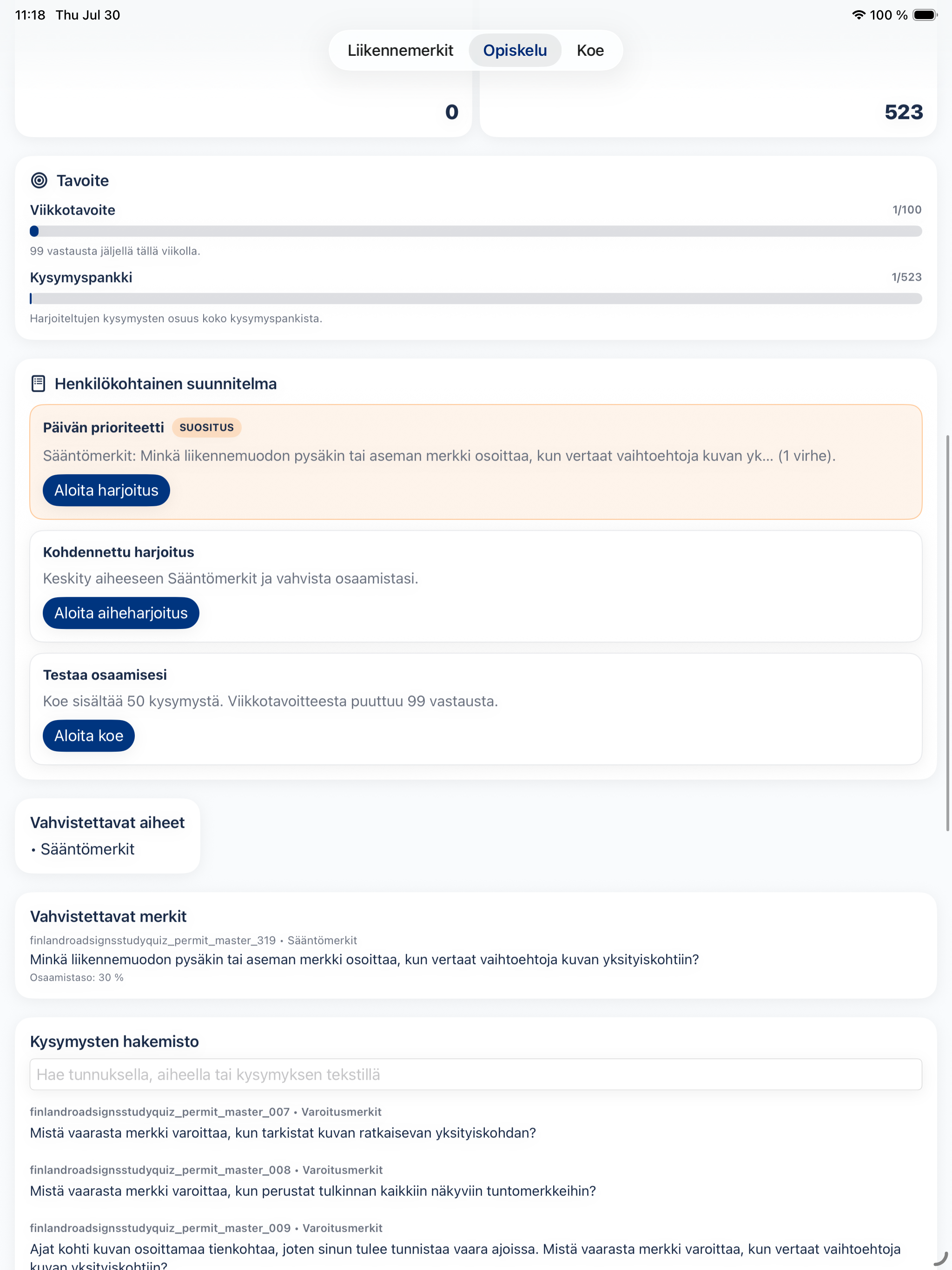 Suomen Liikennemerkit 2026 screenshot 14