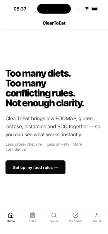 ClearToEat: Safe Food Finder screenshot 4 of 4
