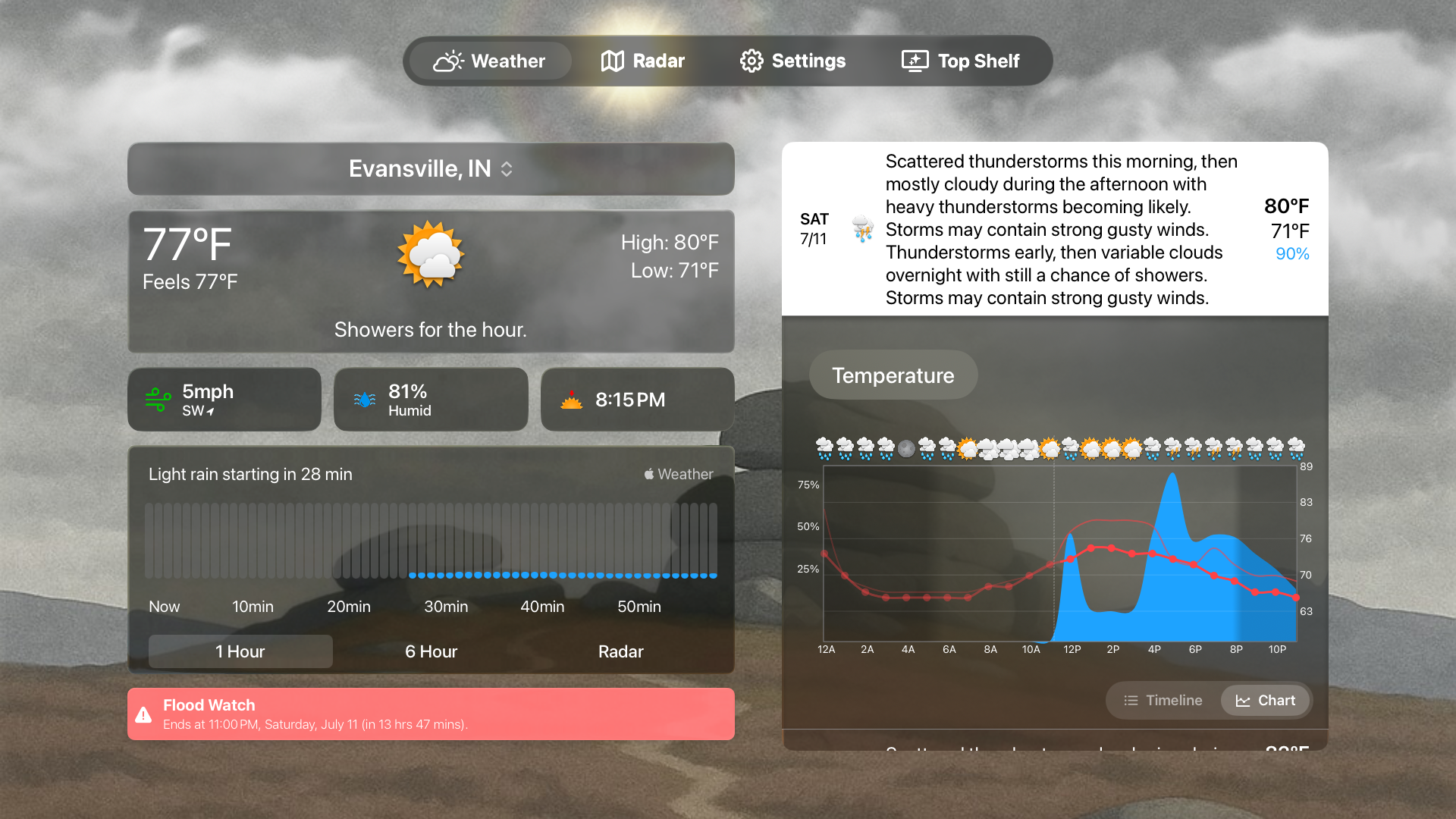 Forecast Bar - Weather + Radar screenshot 26