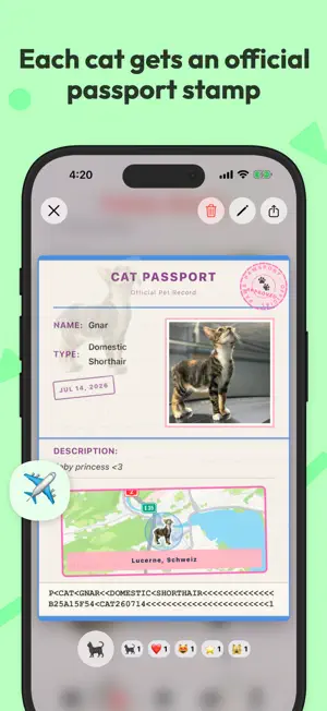 Pawsport: Cat Photo Journal screenshot 4
