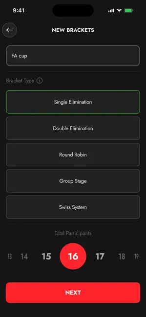 Tournament Maker - Bracket App iPhone screenshot 2