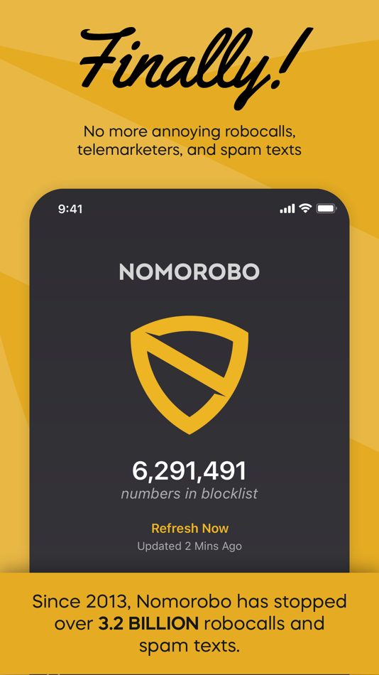 #1. Nomorobo - Robocall Blocker (iOS) 由: Telephone Science Corporation
