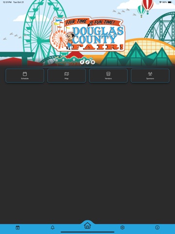 Douglas County Fair iPad screenshot