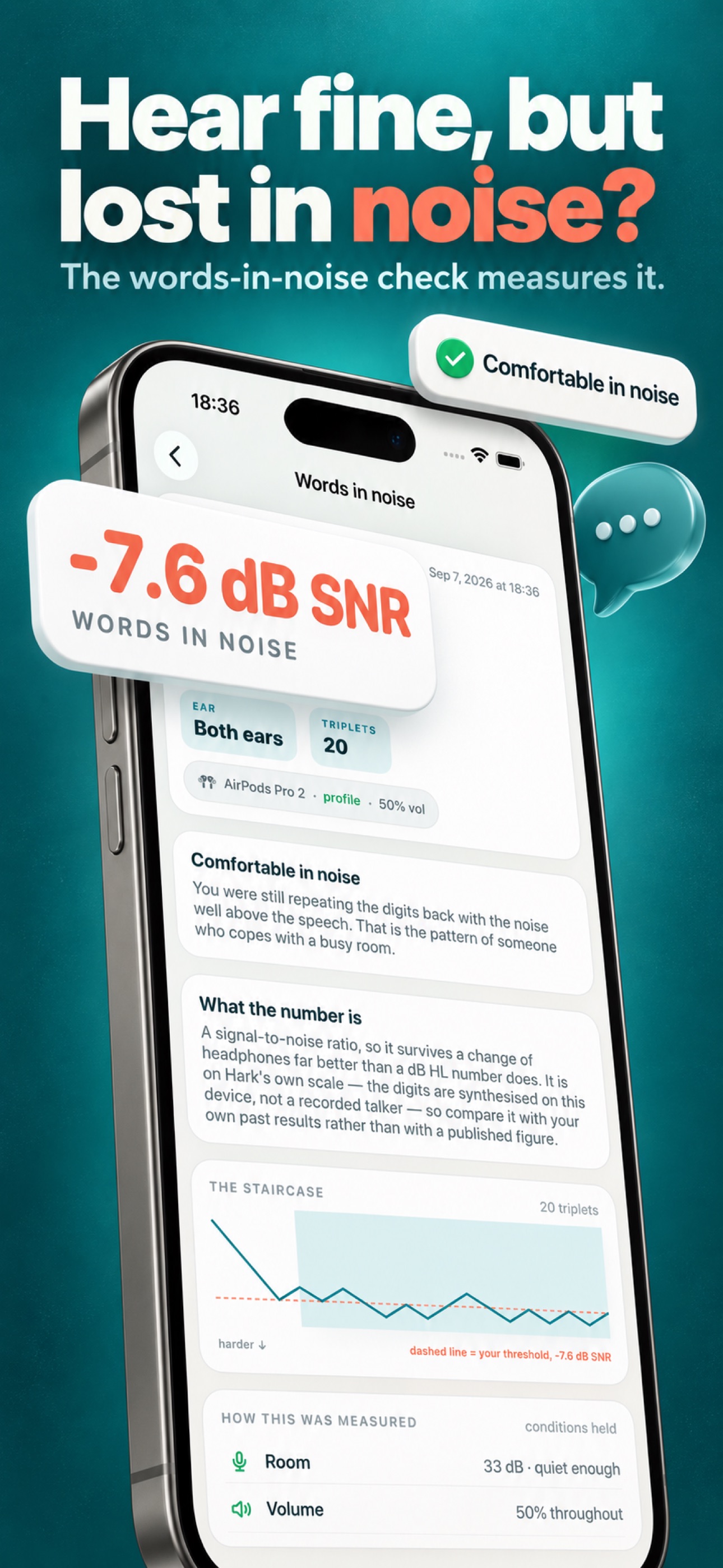 Screenshot 2 of Hearing Test & Eye Chart: Hark