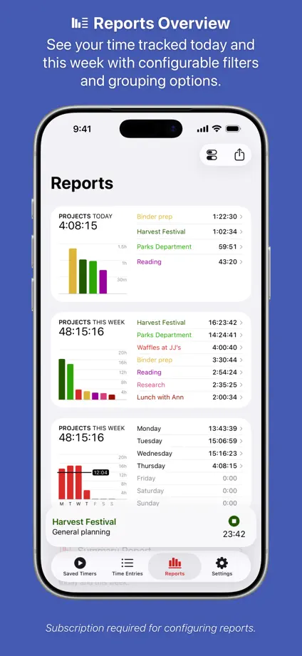 Timery, App Store screenshot 6