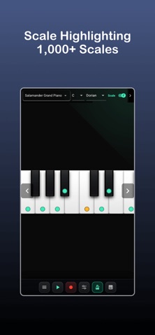 Melodic Piano iPhone screenshot