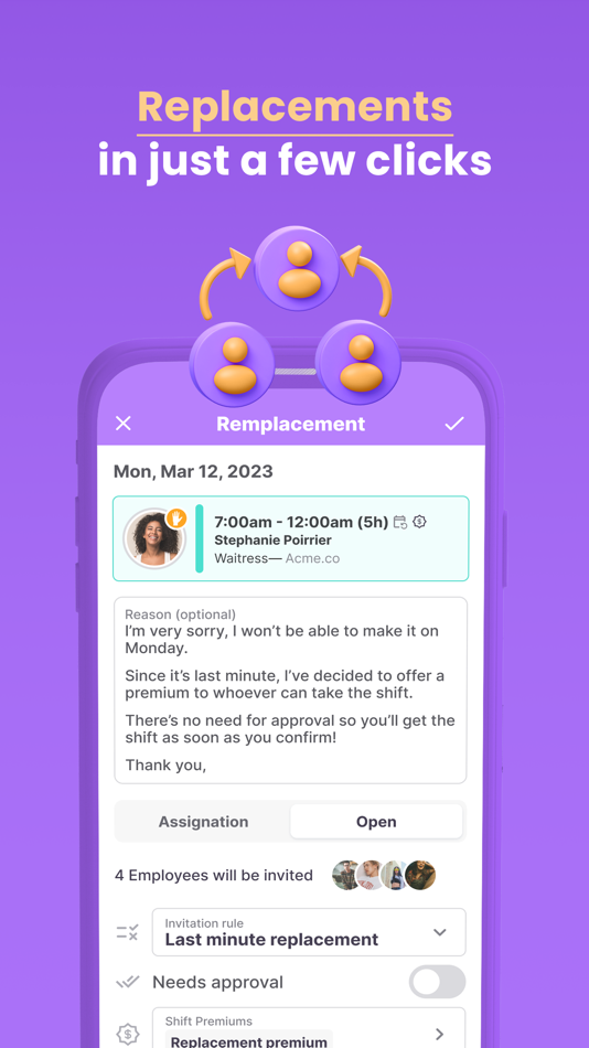#4. Evolia - Employee Scheduling (iOS) 由: Flash Romeo Inc.