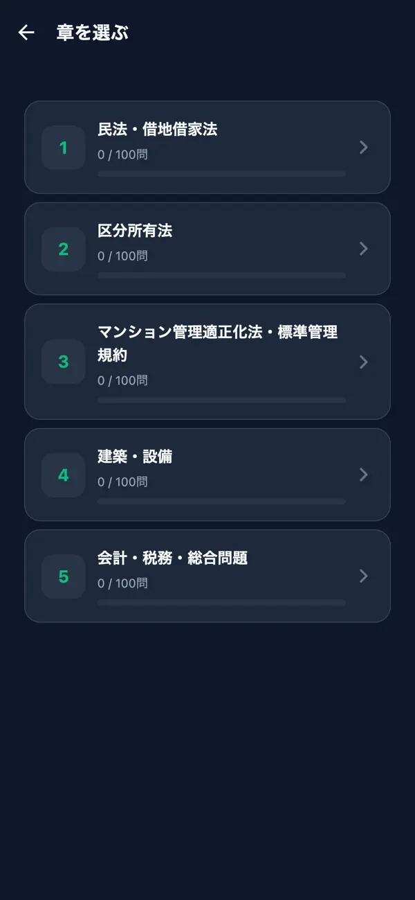 Screenshot #2 pour 管理業務主任者問題集