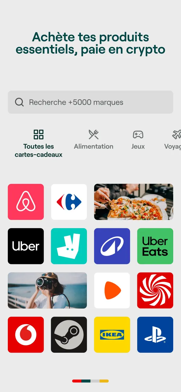 Screenshot #1 pour Bitrefill: eSIM & Carte Cadeau