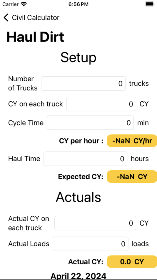 #4. ABD Calculator (iOS) By: Daniel Miller