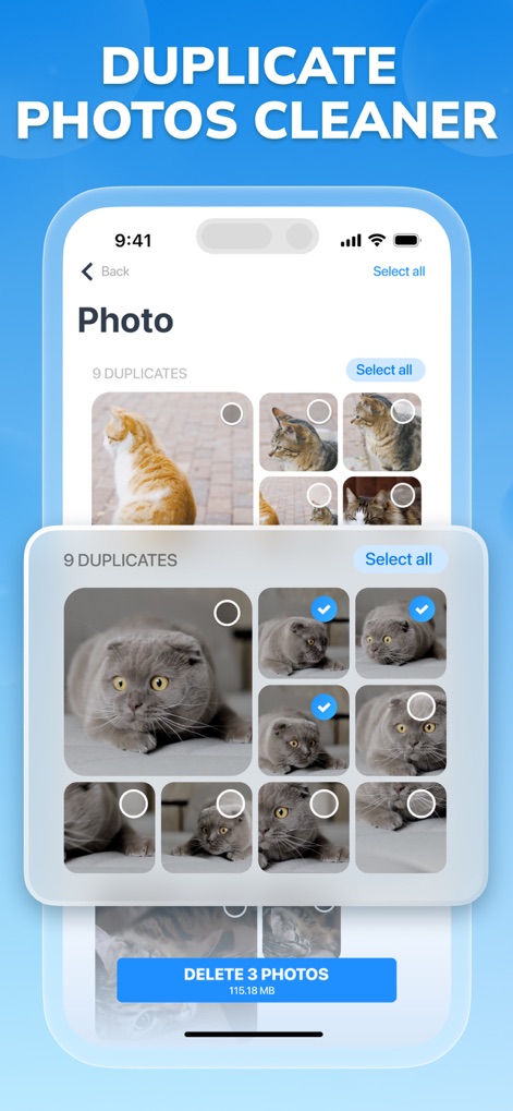 Cleaner AI - Mobile Security - cleaner-ai-duplicate-photos-interface