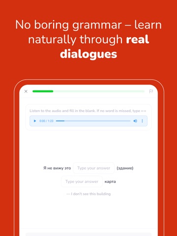 BeFluent - Real Russian iPad screenshot