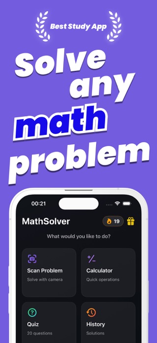 Solvera: The Math Solver App Screenshot 1 of 6