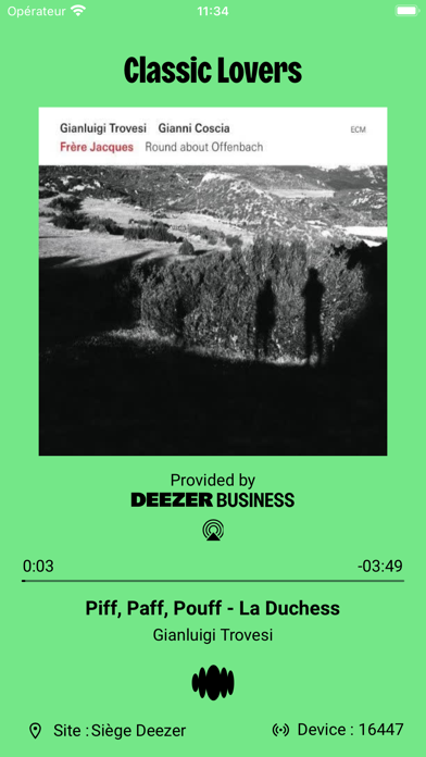 Deezer Business Screenshot