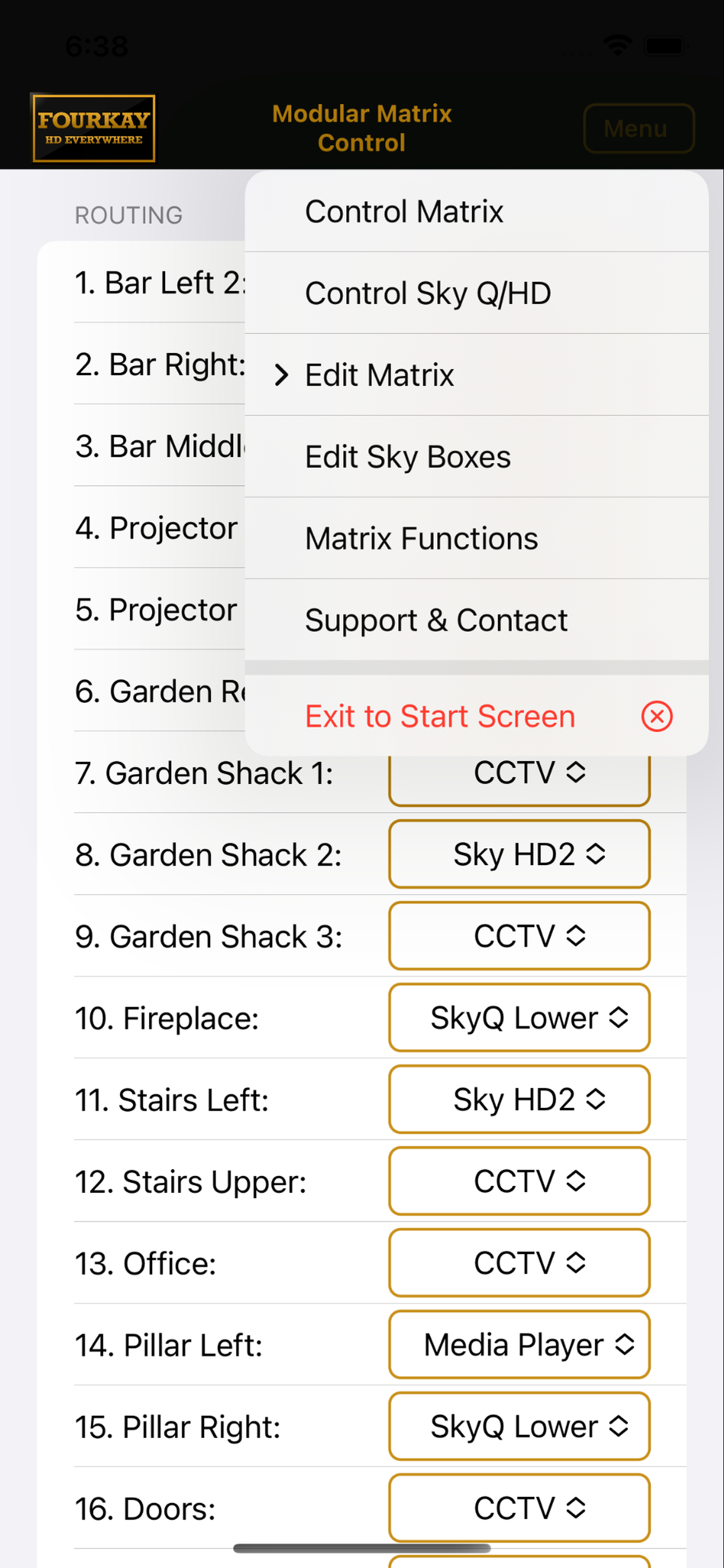 FOURKAY Modular Matrix Control