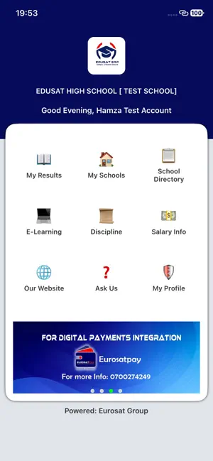Edusat ERP screenshot 1