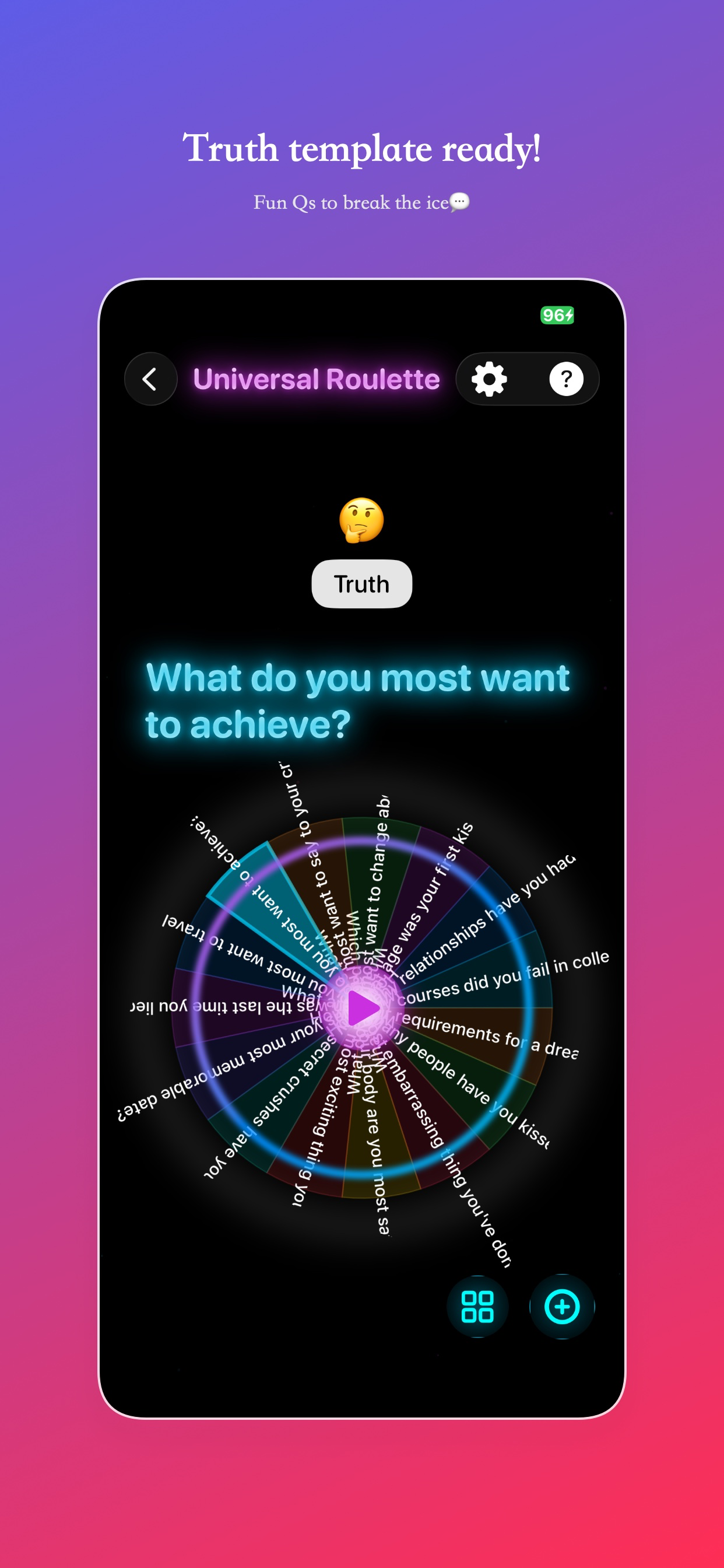 PartyGame Pro: Spin&Dare&Touch